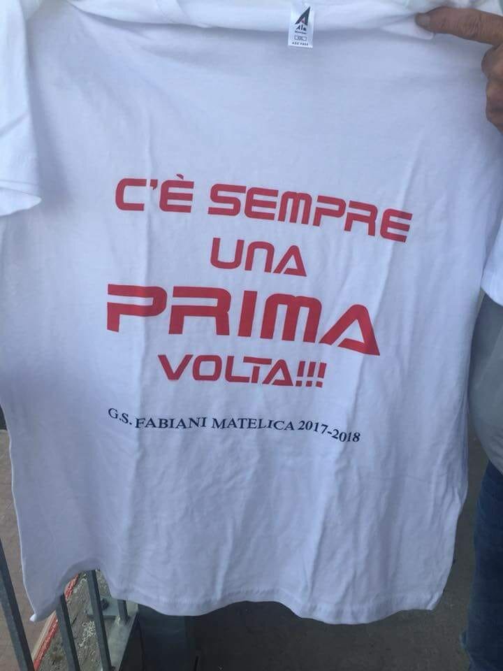 maglia celebrativa fabiani matelica prima categoria